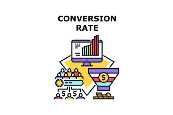 Download Conversion Rate Icon Vector Illustration - Vector Collection