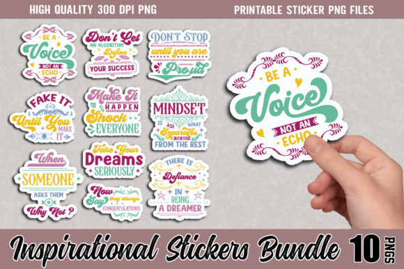 Download Inspirational Quotes Sticker Bundle - Inspirational quotes Collection