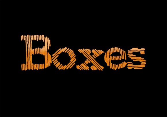 Download Boxes Vector Text Effect Fully Editable - Vector Collection