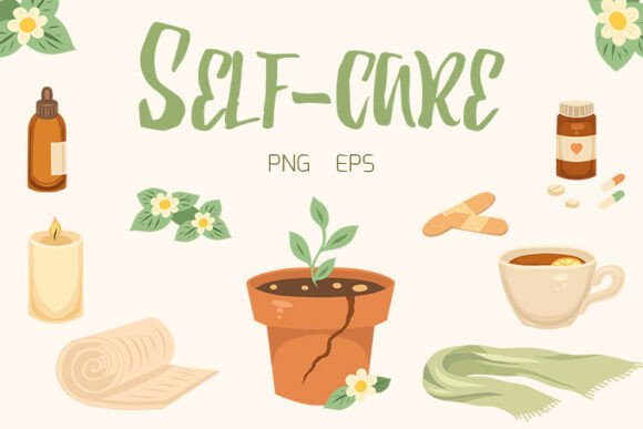 Download Self-care Vector Set - Vector Collection