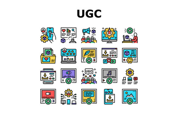 Download User Generated Content Collection Icons - User generated content Collection